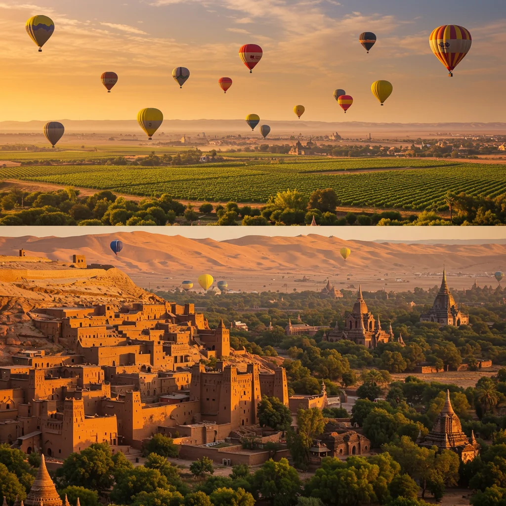 Comparing Ballooning in Morocco vs. Other Destinations