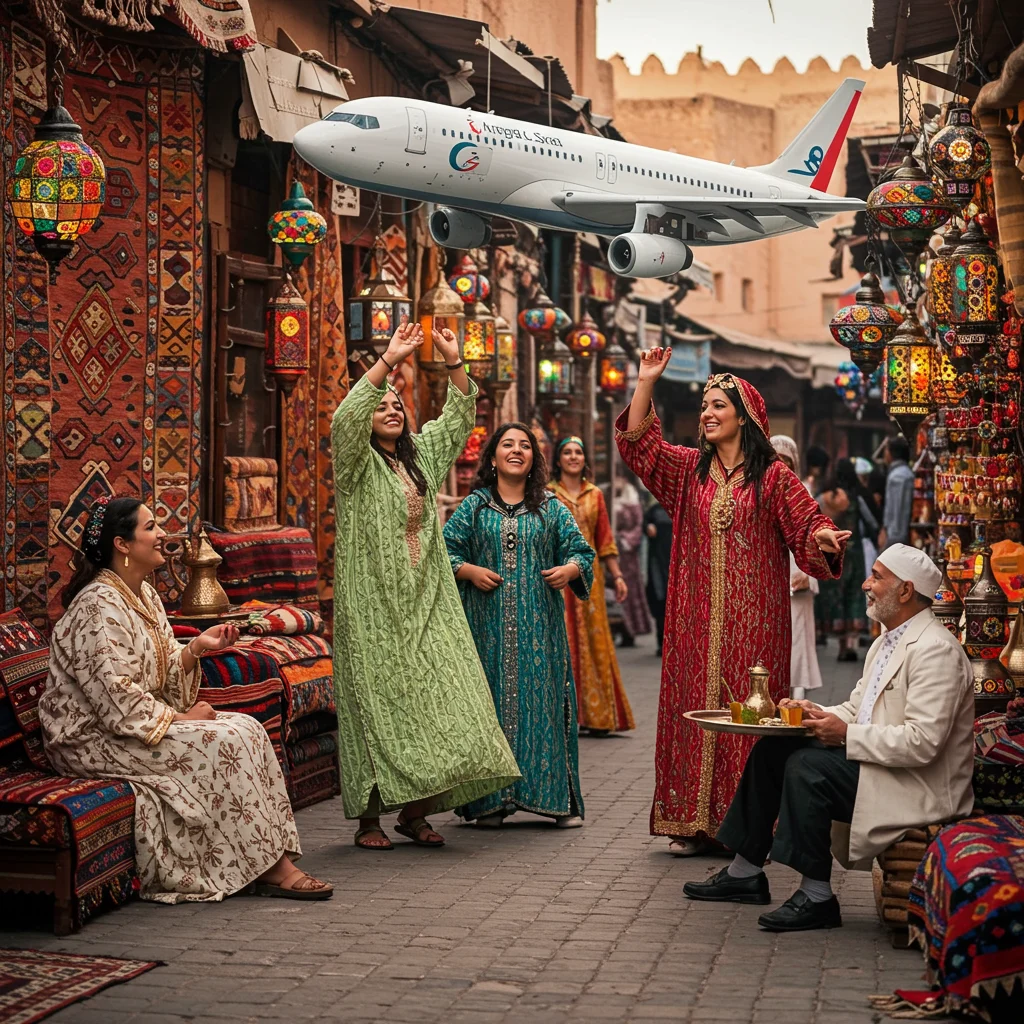 Traditional Moroccan Post-Flight Celebrations