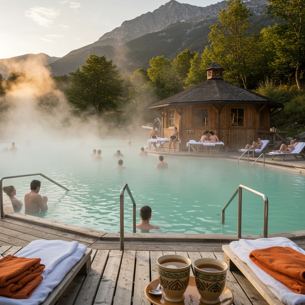 What Does a Typical Day at a Thermal Bath Look Like?
