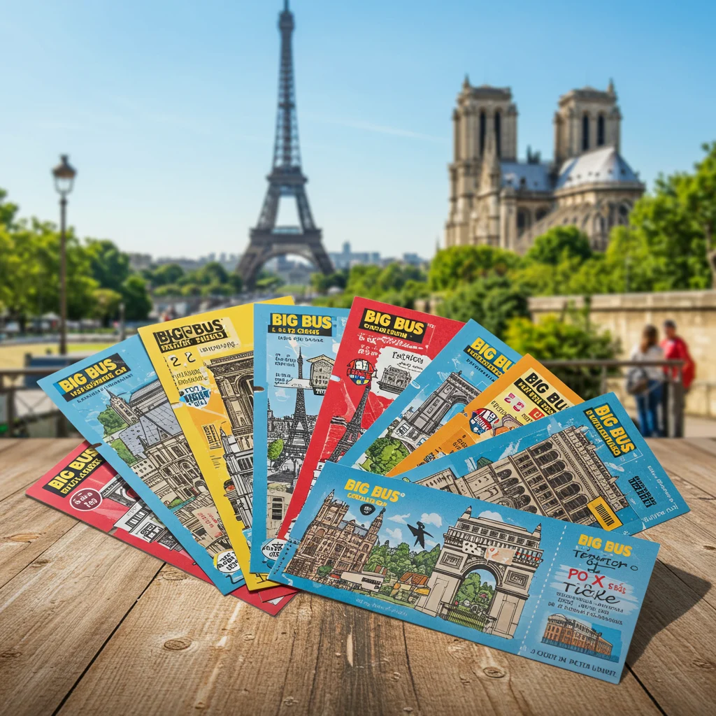 Types of Big Bus Paris Tickets