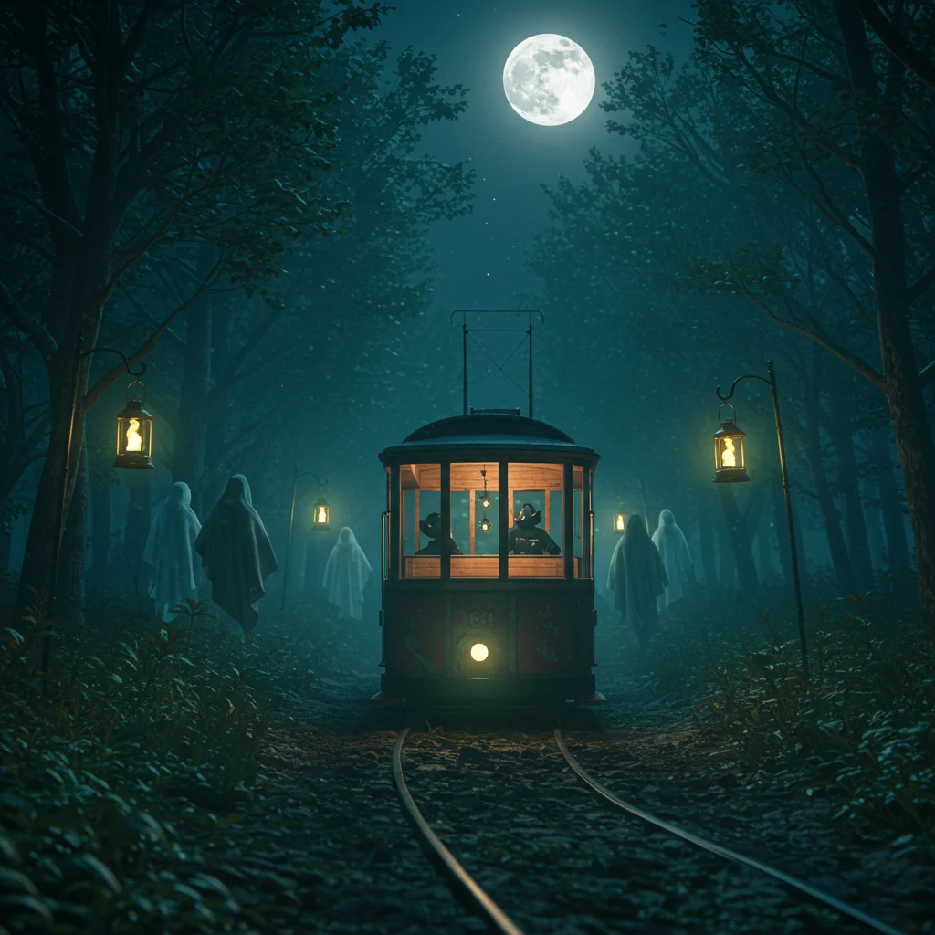 What Is the Route of the Ghost Trolley Adventure?