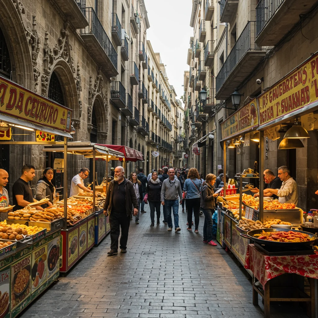 Top Must-Try Street Foods in the Gothic Quarter