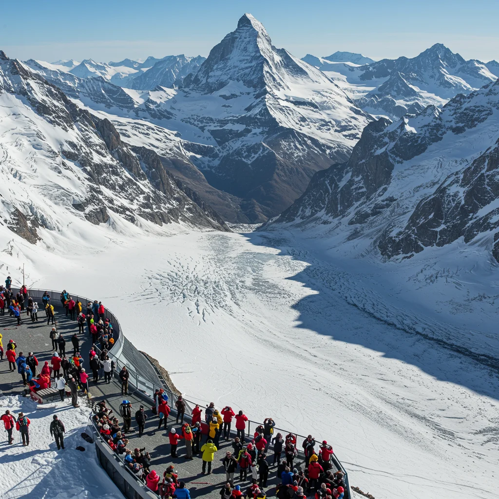 Arriving at Jungfraujoch: First Impressions