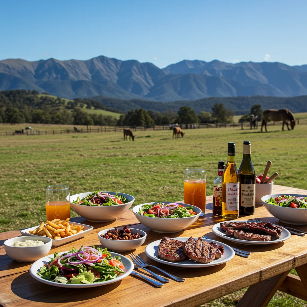 BBQ Lunch at Walter Peak High Country Farm