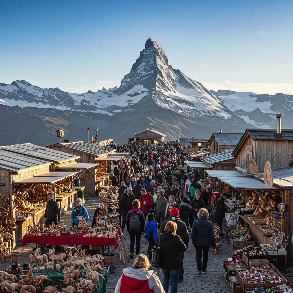 Souvenir Shopping at the Top of Europe