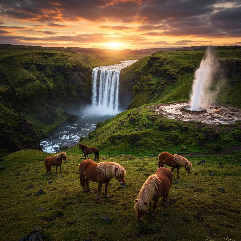 Introduction to Reykjavik’s Golden Circle &amp; Icelandic Horses Experience