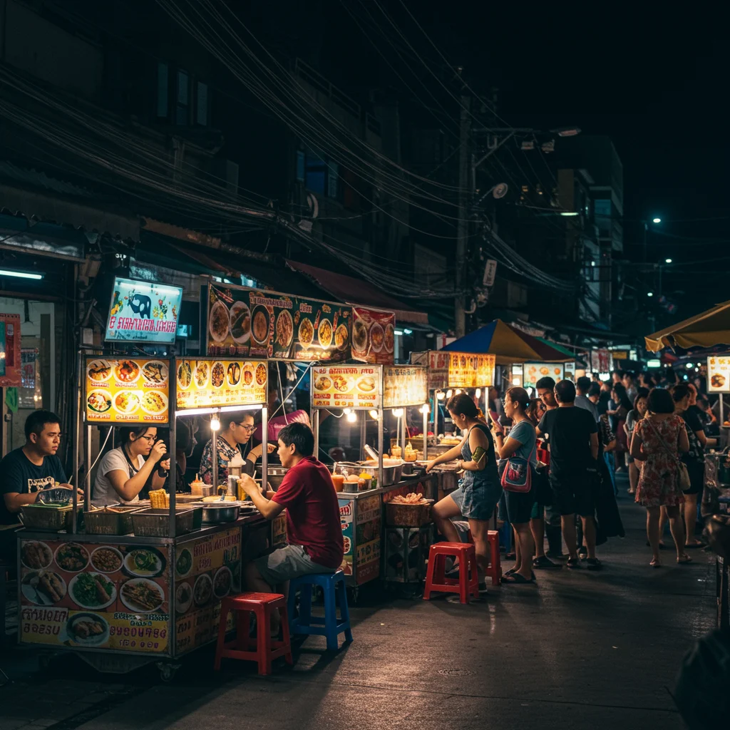 Is Bangkok Street Food Safe to Eat at Night?