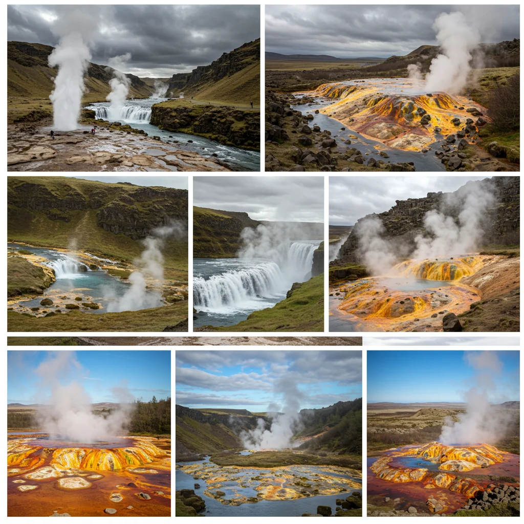 Key Stops Along the Golden Circle Route