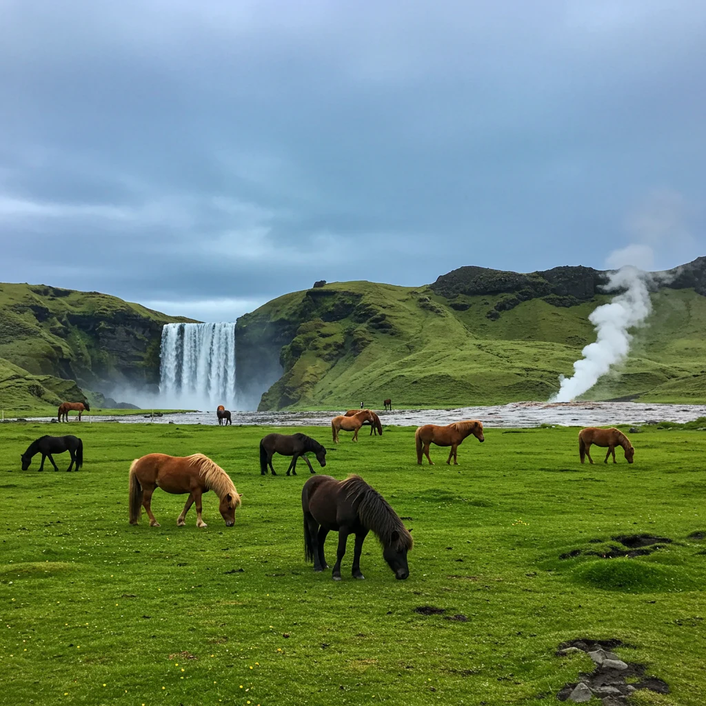 Photographing the Golden Circle and Icelandic Horses