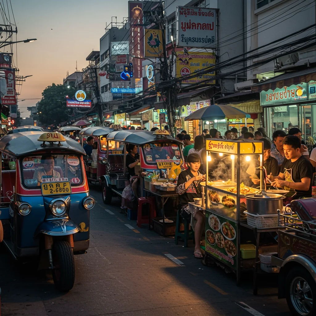 Popular Tuk-Tuk Food Tour Routes in Bangkok