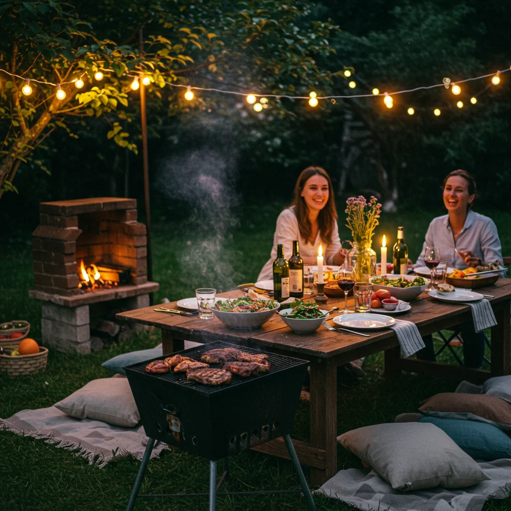 BBQ Dinner Under the Stars: What to Expect