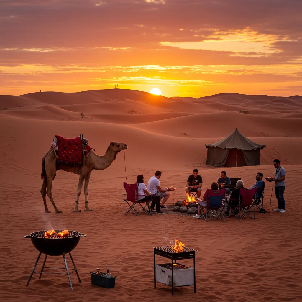 Key Highlights: BBQ, Red Dunes &amp; Camel Ride