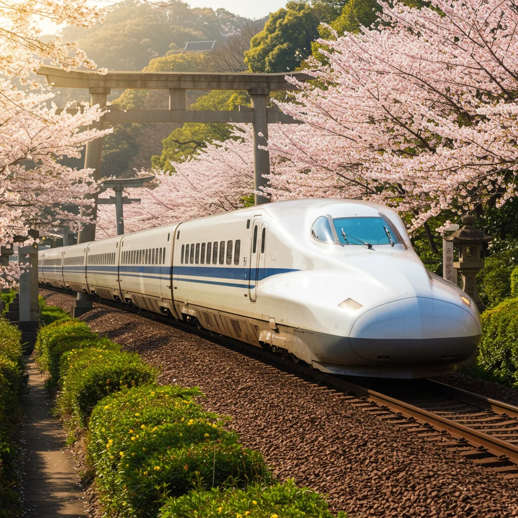 Exploring Shrines Along Bullet Train Routes