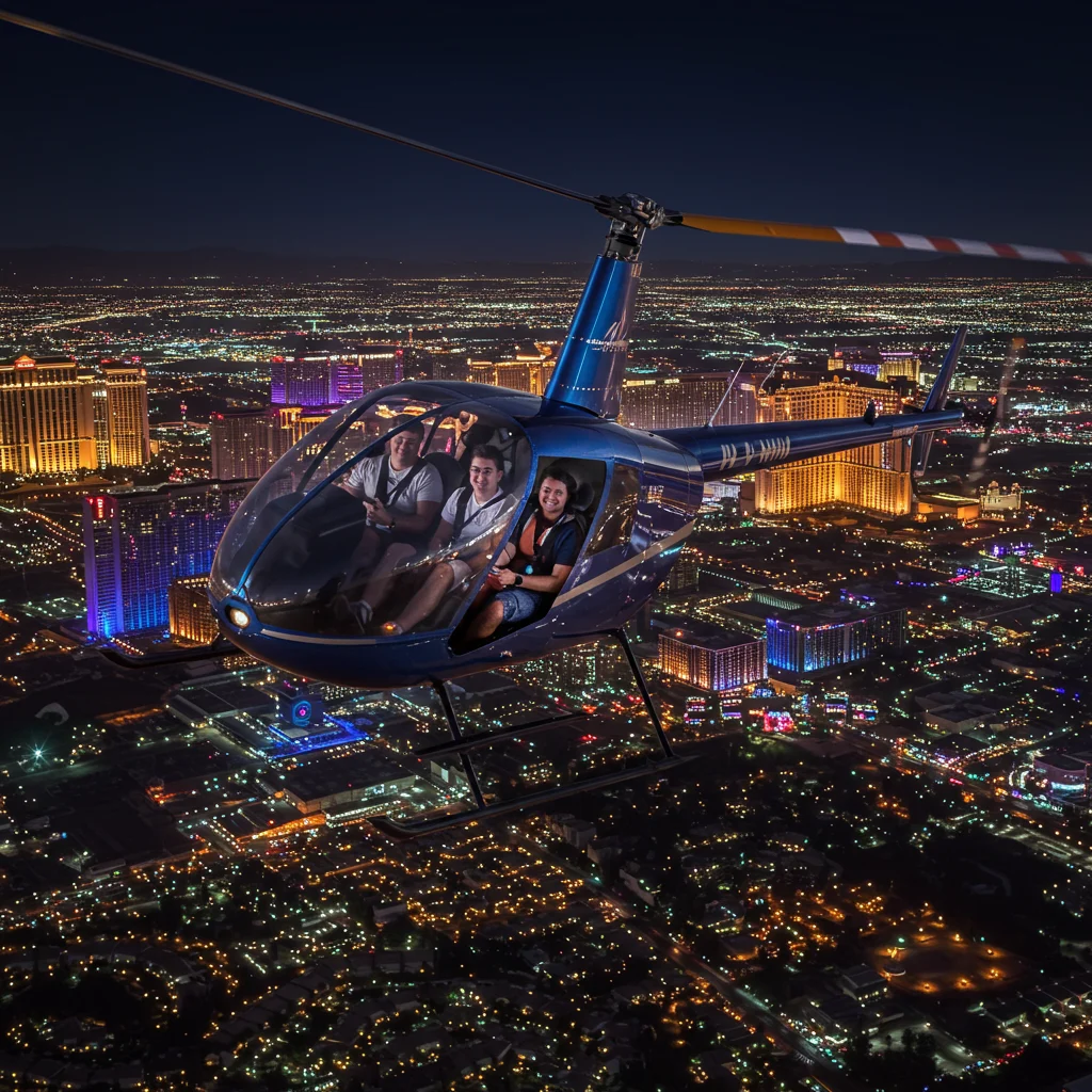 Booking Your Vegas Helicopter Night Flight