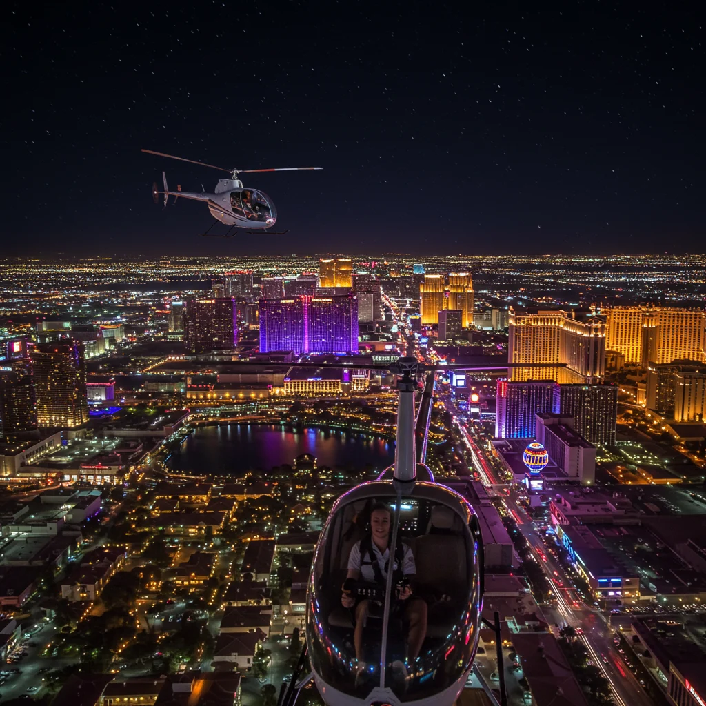 Why Choose a Vegas Helicopter Night Flight?