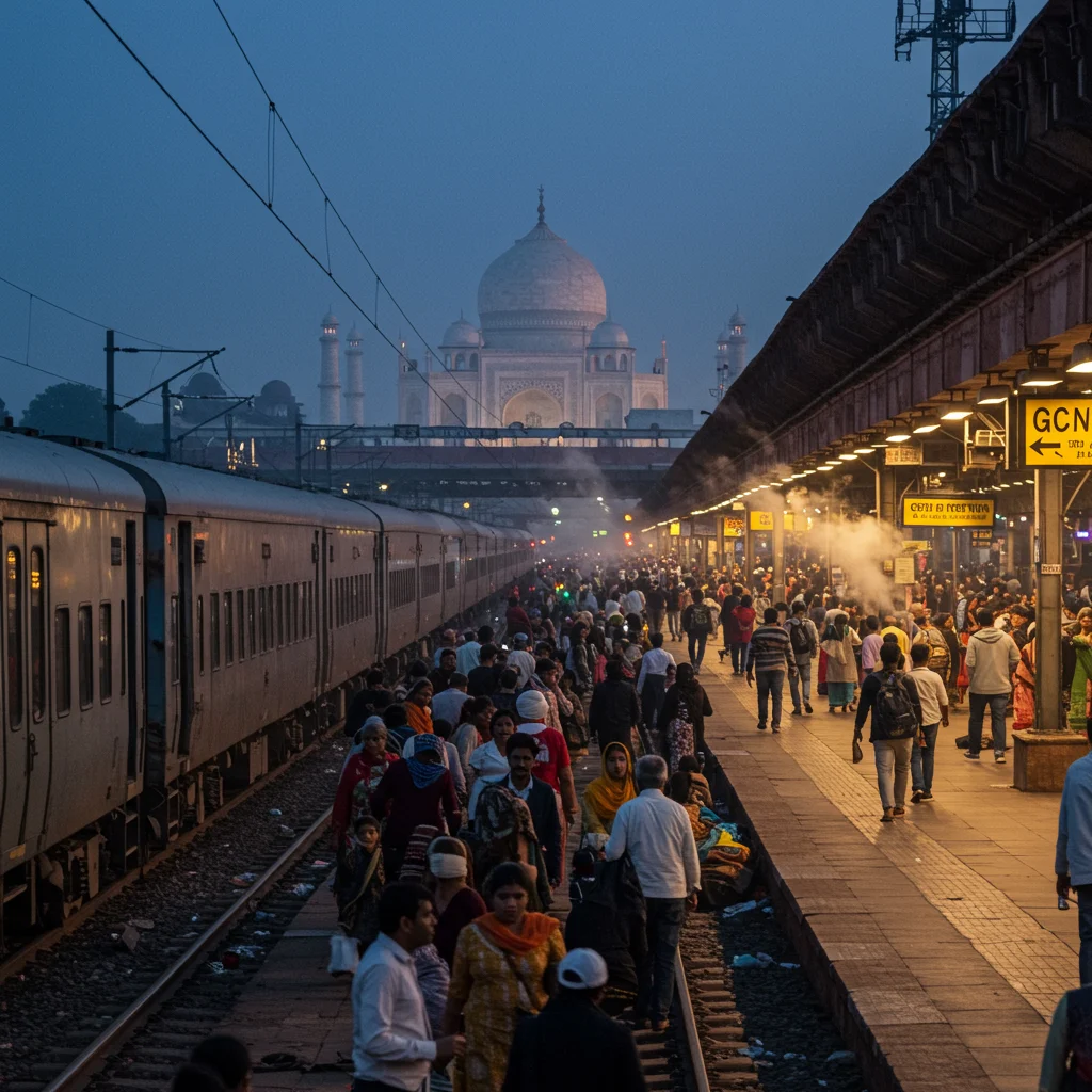 Arriving in Agra: Navigating the Railway Station