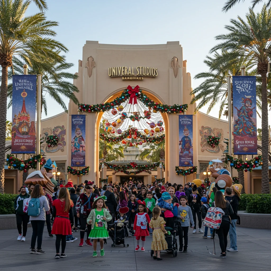 How Do Seasonal Events Impact Entry at Universal Studios?