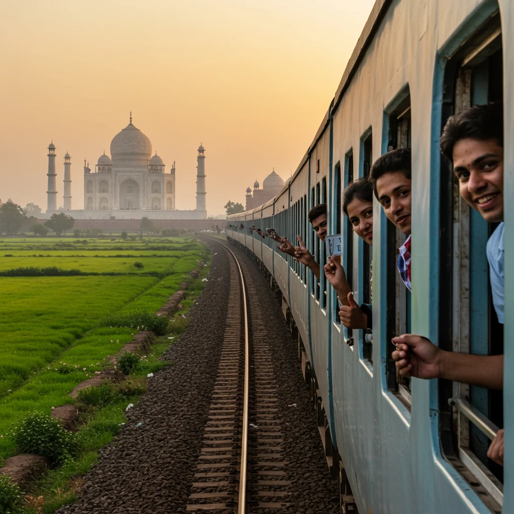 Why Choose Train Travel for Your Taj Mahal Day Trip?