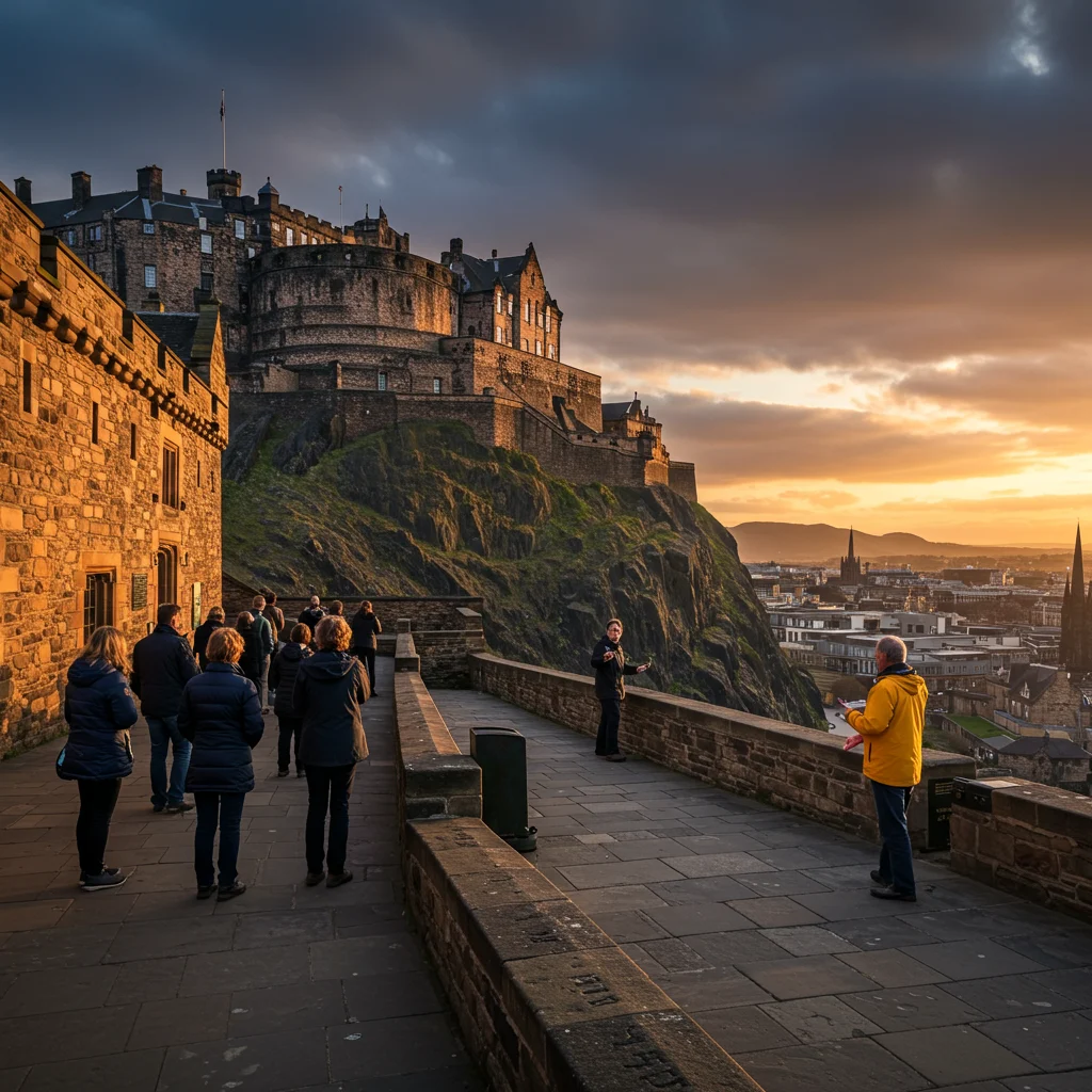 Experiencing Edinburgh Castle on a Guided Tour