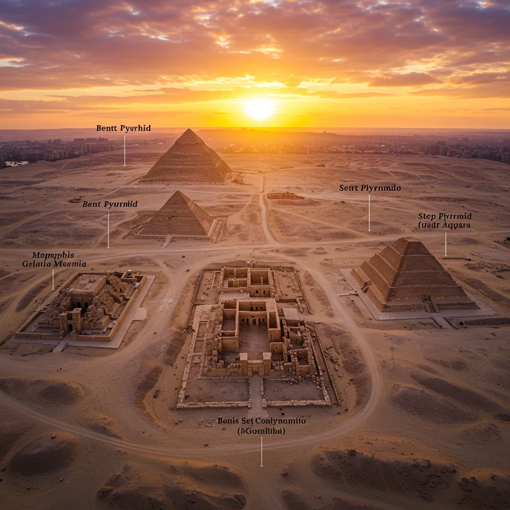 How Do Dahshur, Memphis & Saqqara Compare? What Sets Each Apart?