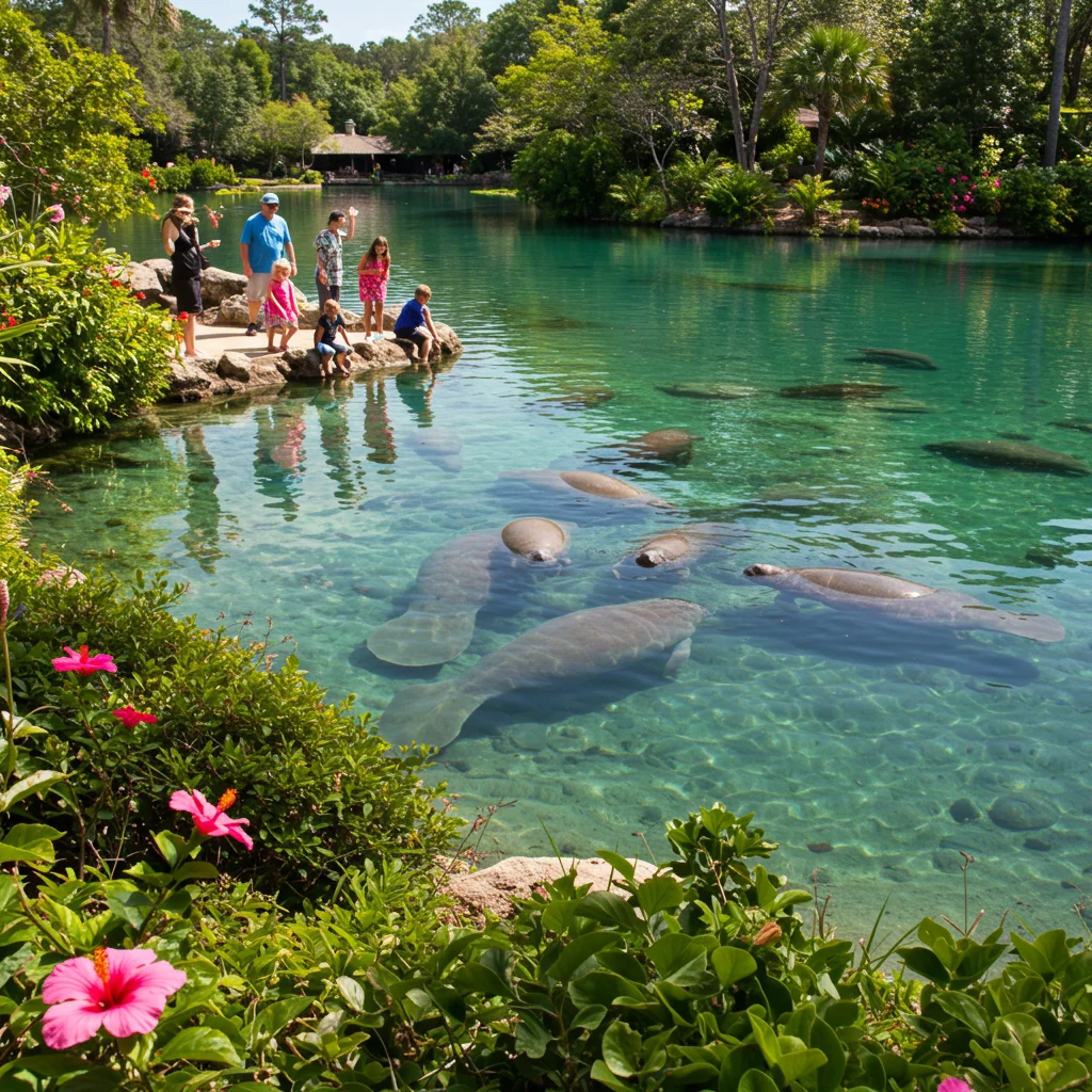 Orlando Wildlife Parks: Where Can You Swim with Manatees?