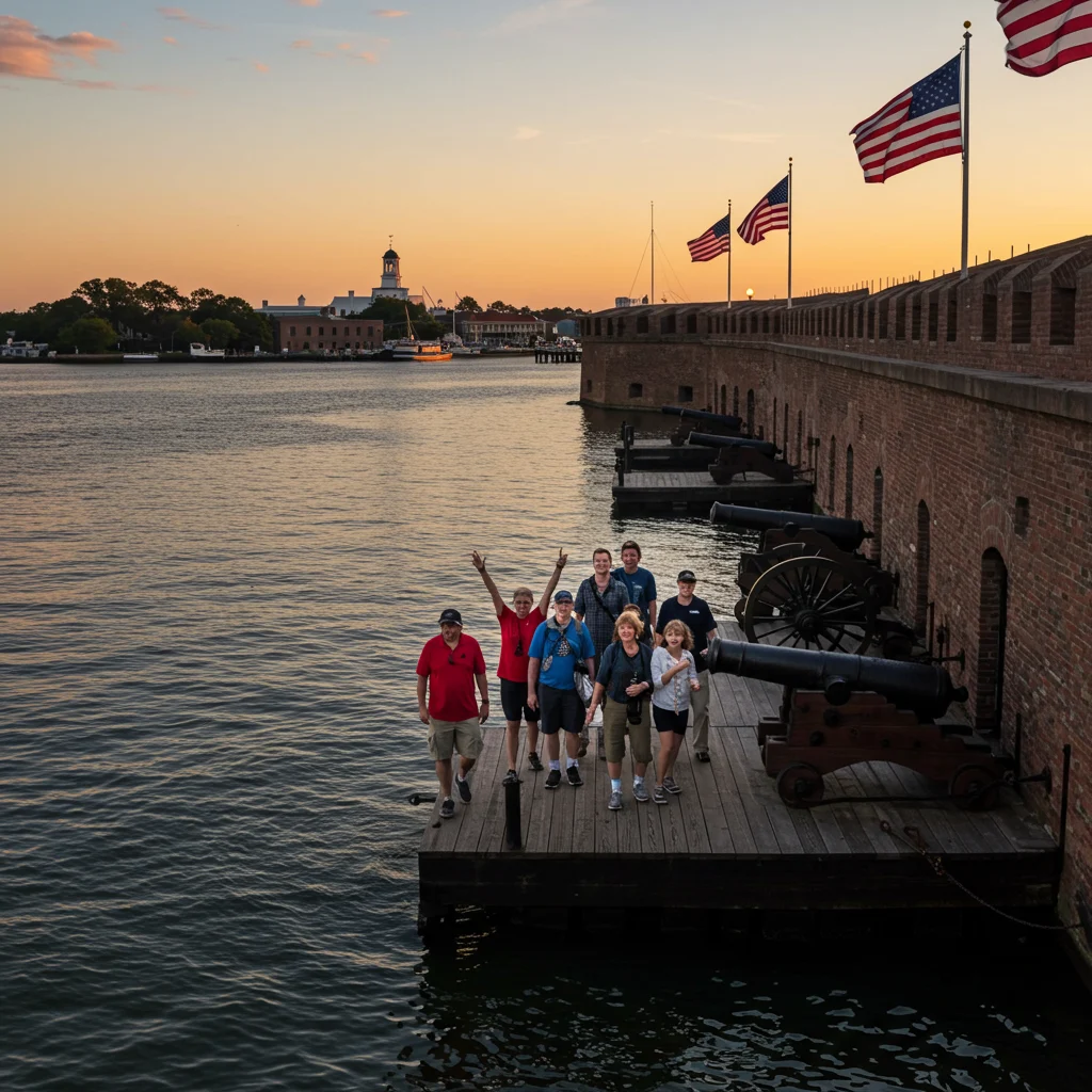 Arriving at Fort Sumter: First Impressions