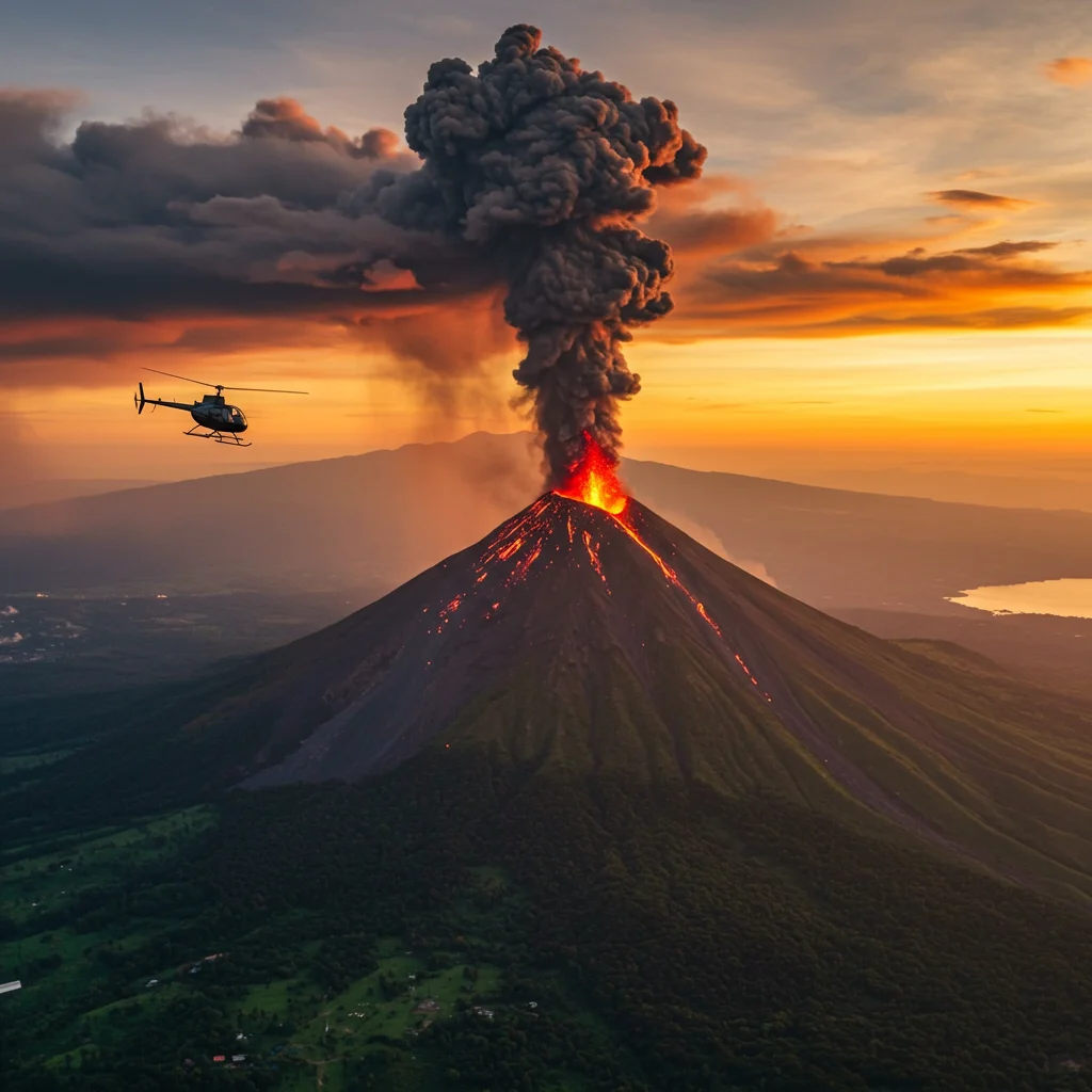 Combining Helicopter and Volcano Tours: Sample Itineraries