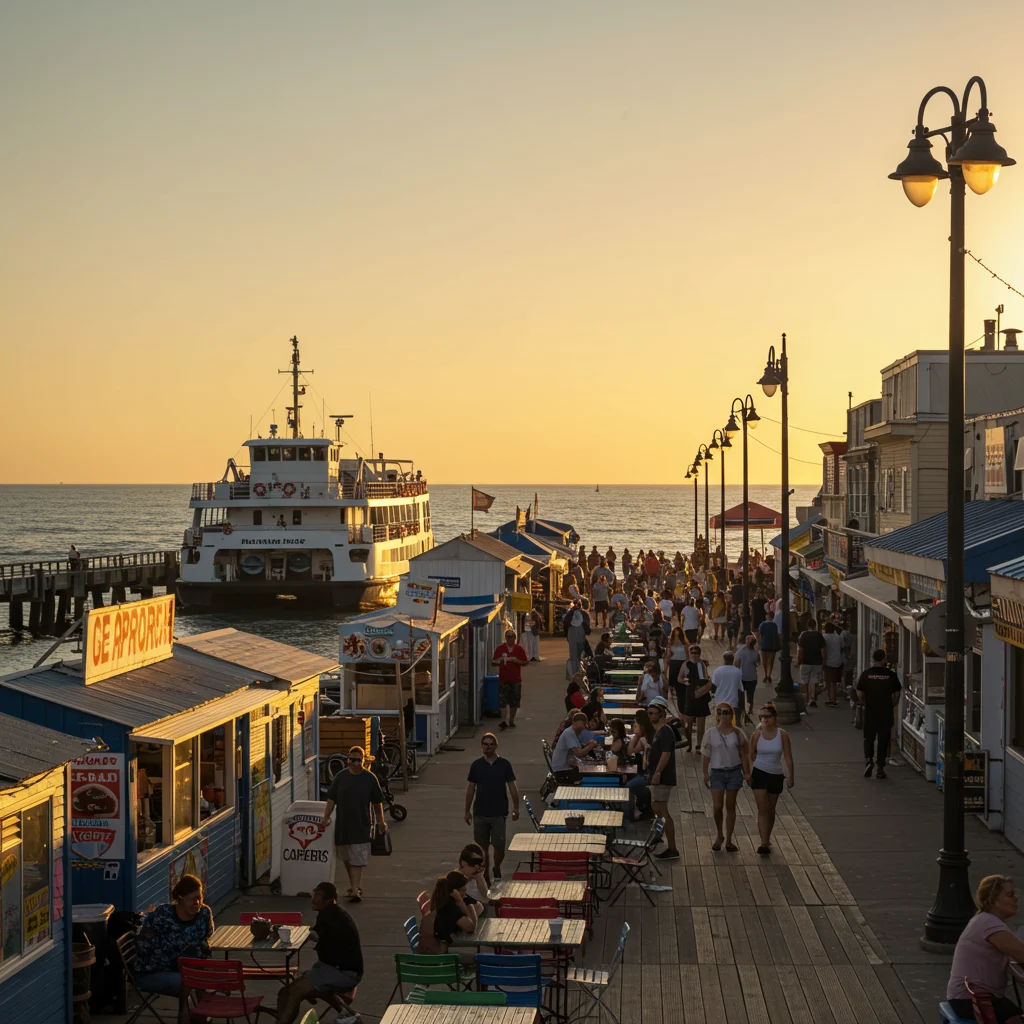 Dining and Refreshment Options Near the Ferry