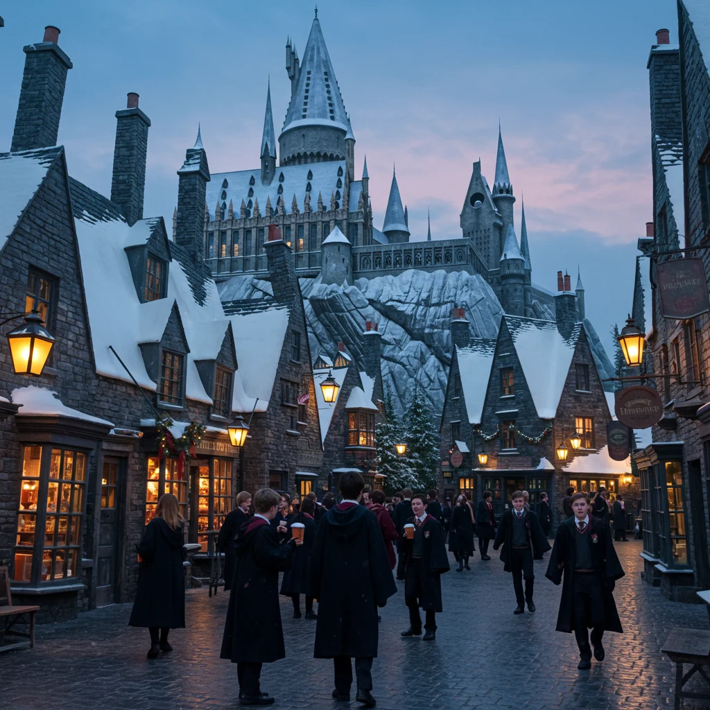Exploring Hogsmeade Village