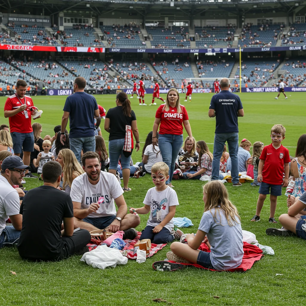 Family and Group Activities at the Stadium