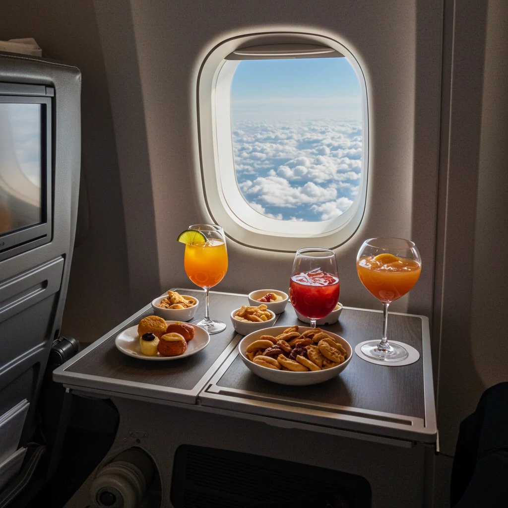 Food and Drink Options on Board