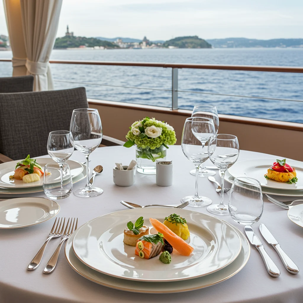 French Dining Etiquette on a Cruise