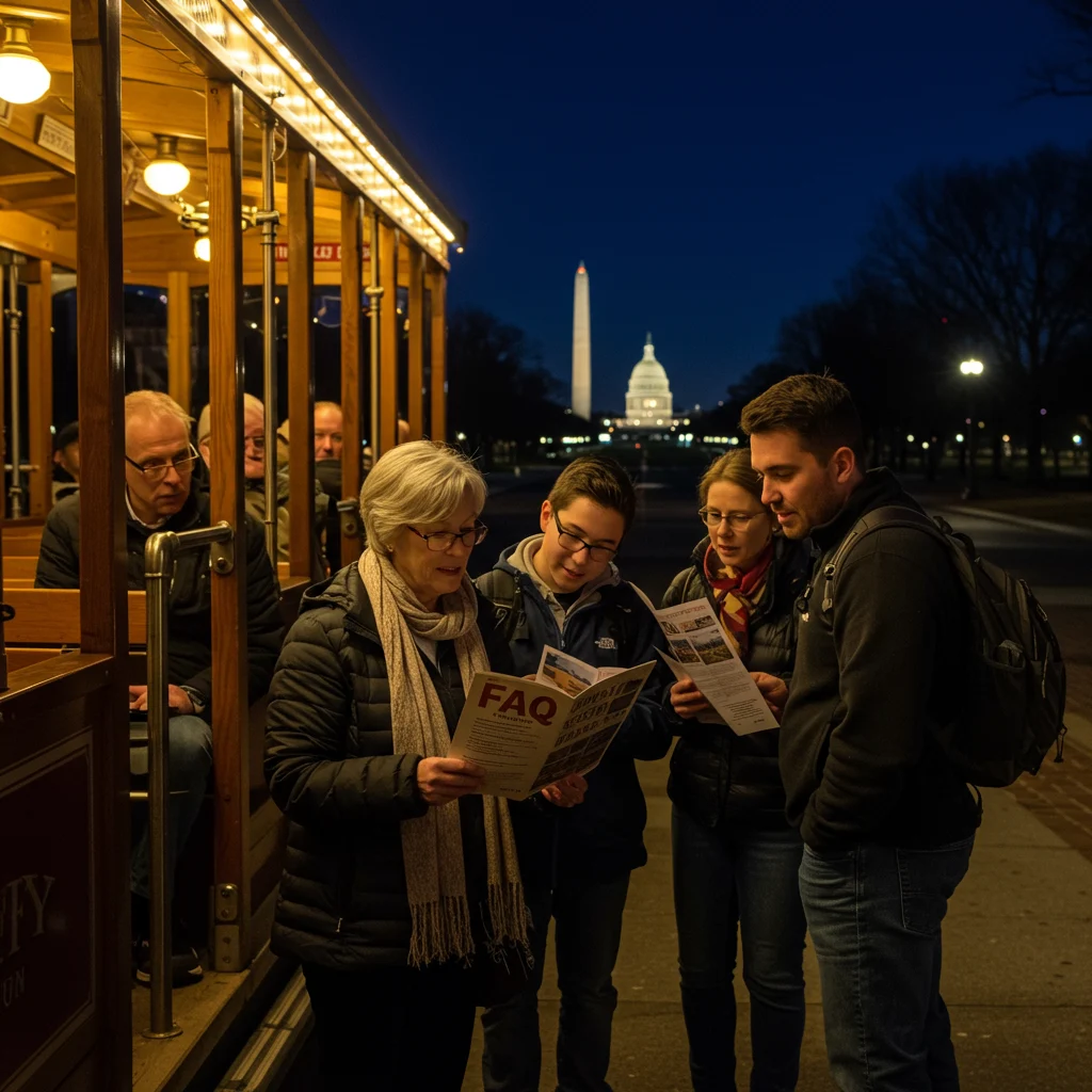 Frequently Asked Questions About DC Night Trolley Tours