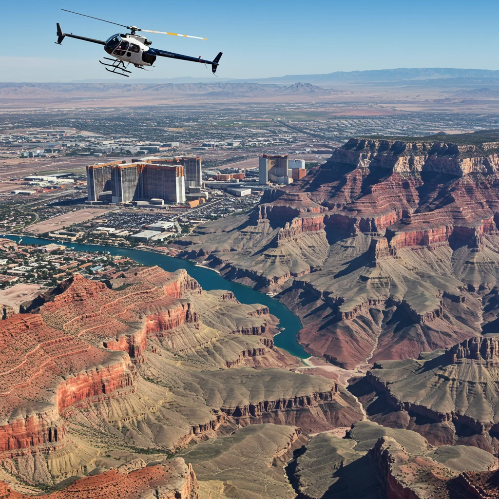 Helicopter Tour Itinerary: From Vegas to Canyon Floor
