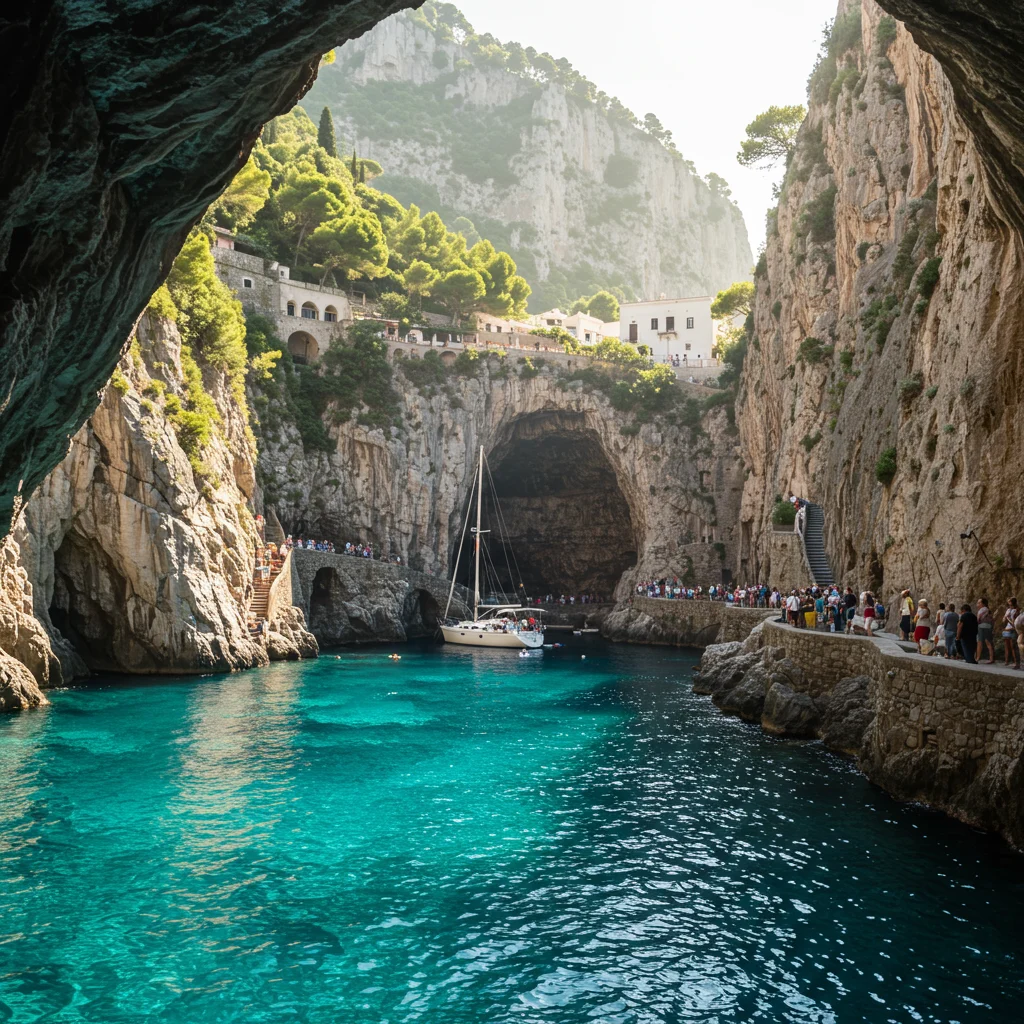 Introduction to Capri's Blue Grotto &amp; Anacapri Small Group Naples Tour