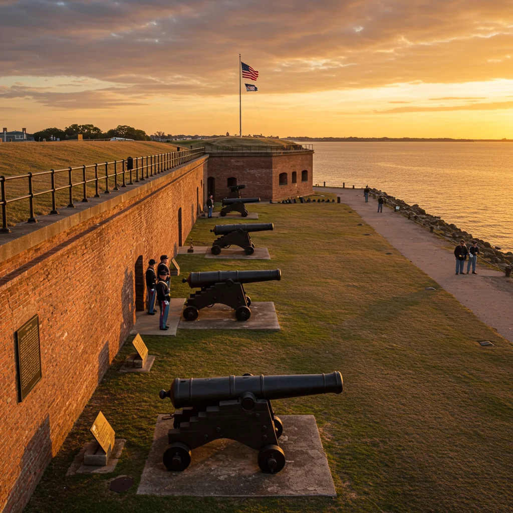 Key Historical Points of Interest at Fort Sumter