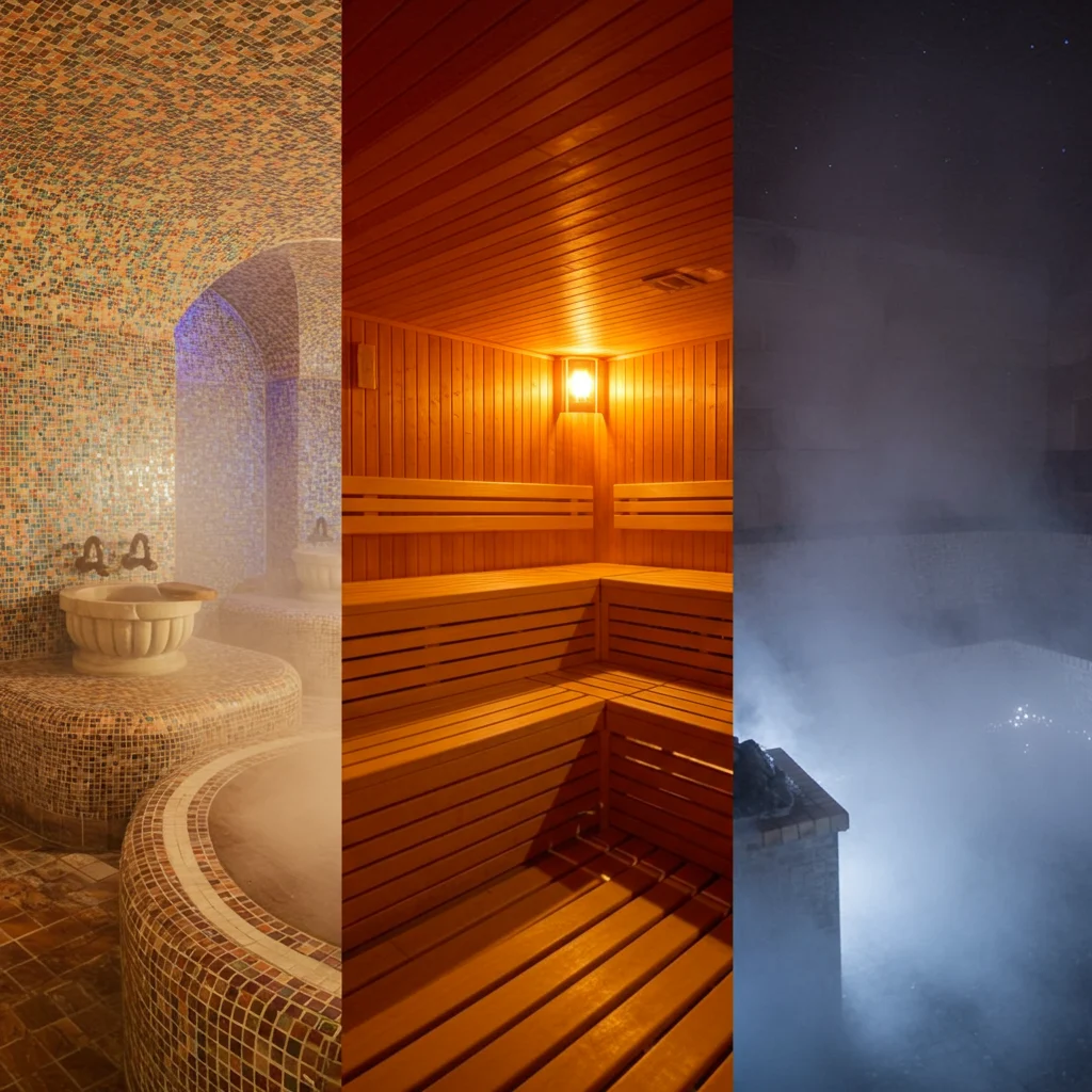 Turkish Bath vs. Sauna vs. Steam Room: What’s the Difference?