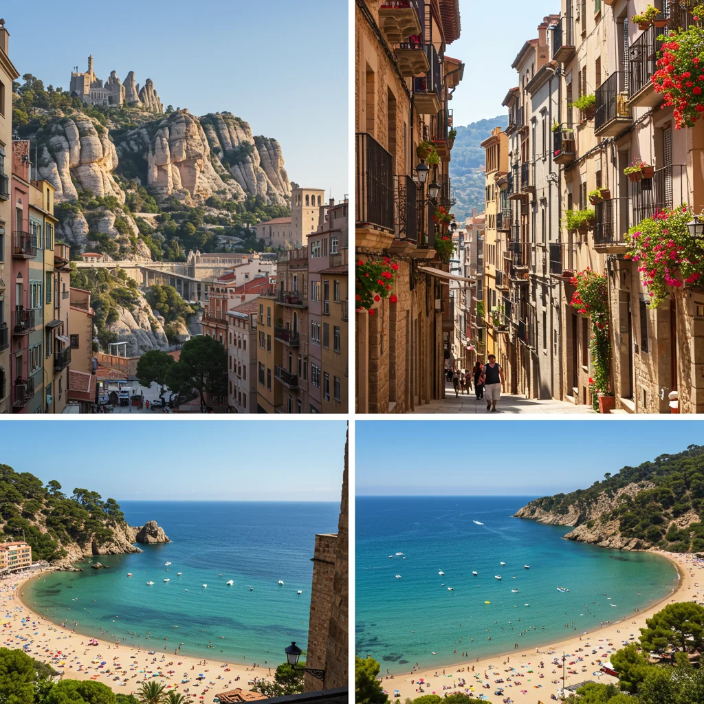 What Are Sample Itineraries for Montserrat, Girona &amp; Costa Brava Combined?