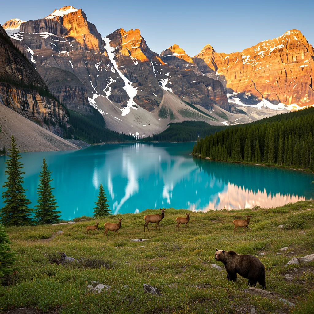What Makes Moraine &amp; Lake Louise Unique for Wildlife?