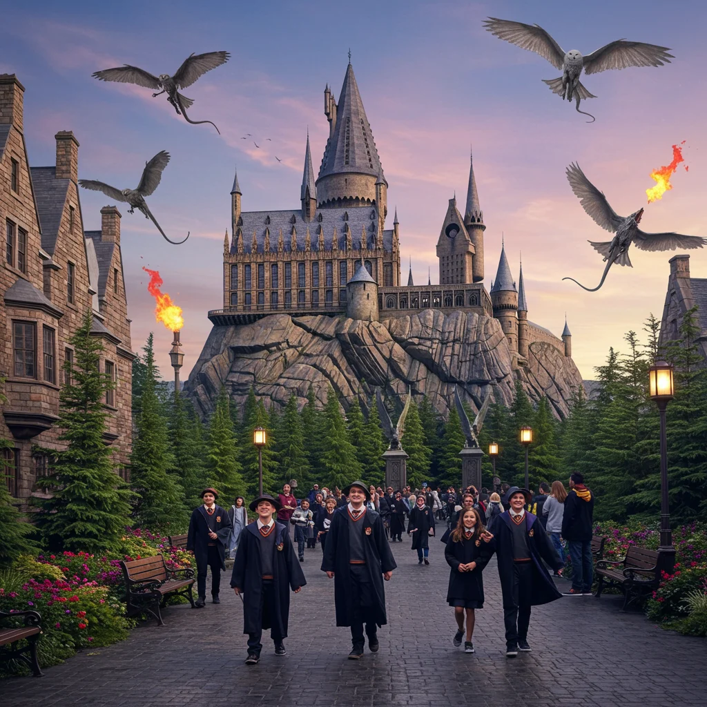 Which Parks Feature Harry Potter Attractions?