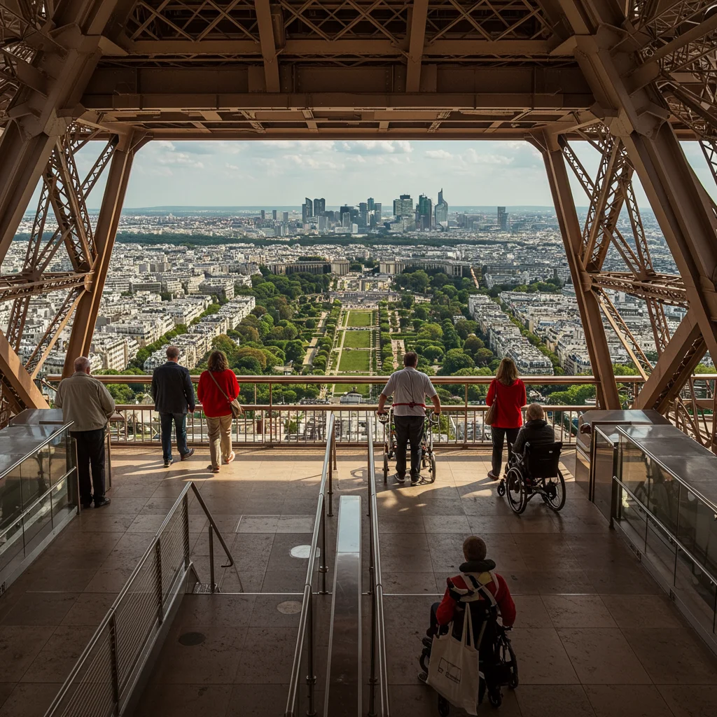 Accessibility at the Eiffel Tower Summit