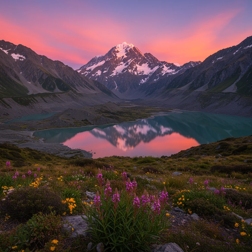 Arriving at Aoraki/Mt Cook National Park