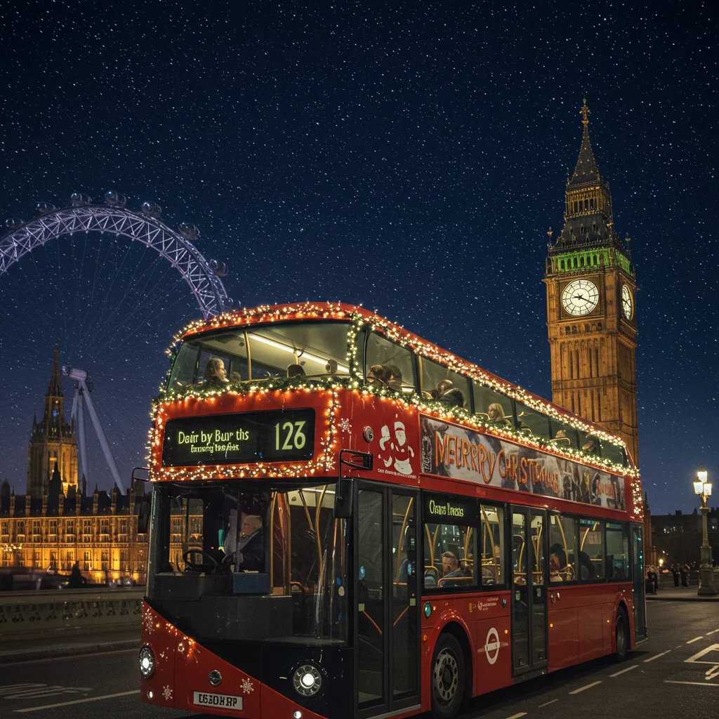 Booking Your London Christmas Lights Night Bus Tour