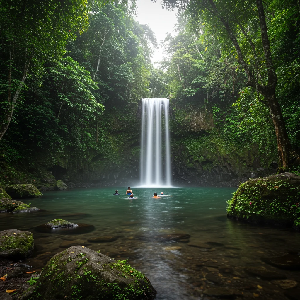 Can You Swim at Tibumana Waterfall?