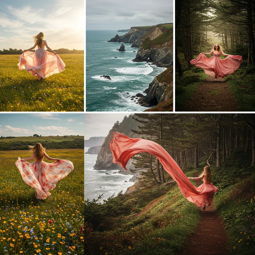 Choosing the Right Location for Your Flying Dress Photoshoot
