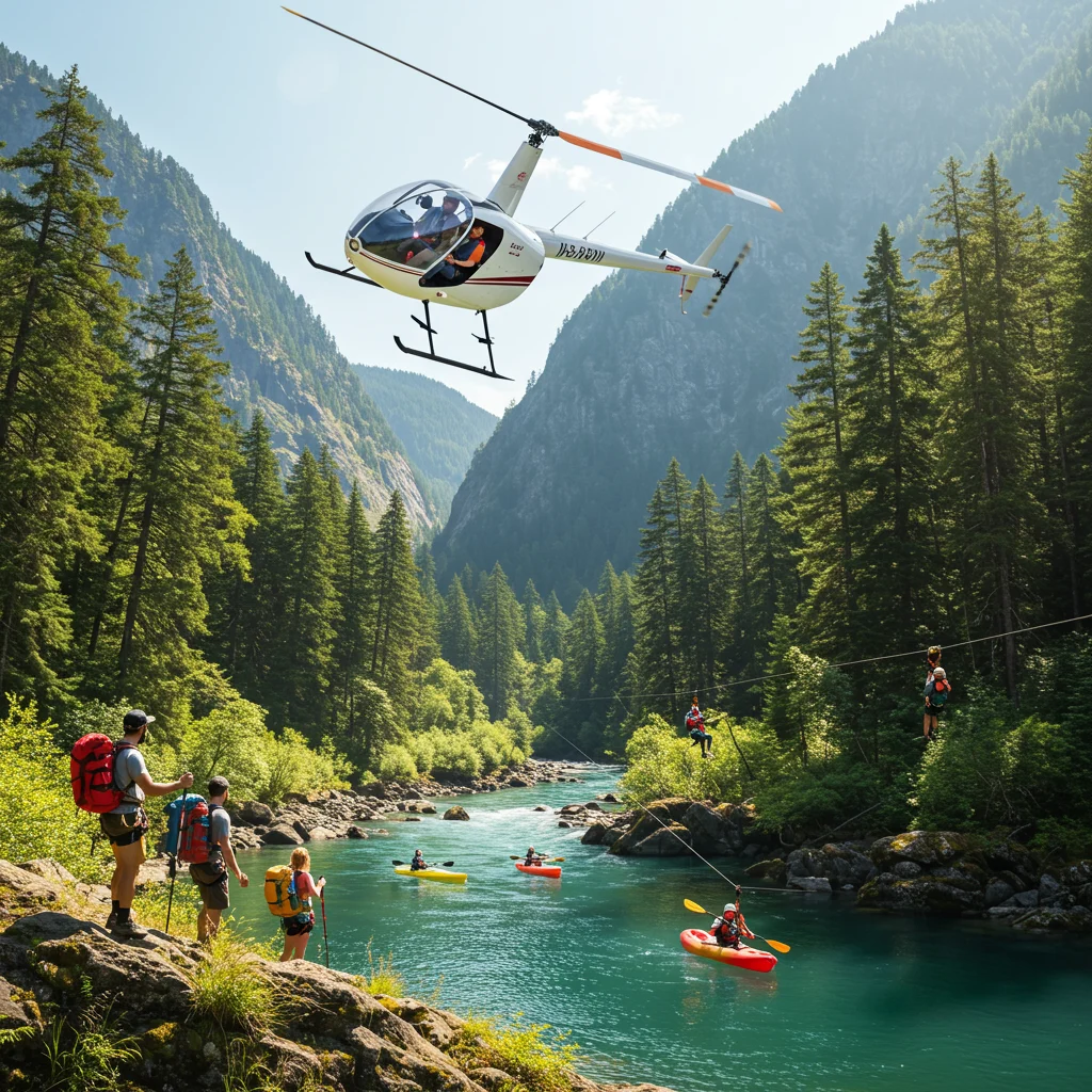 Combining Helicopter Tours with Other Activities
