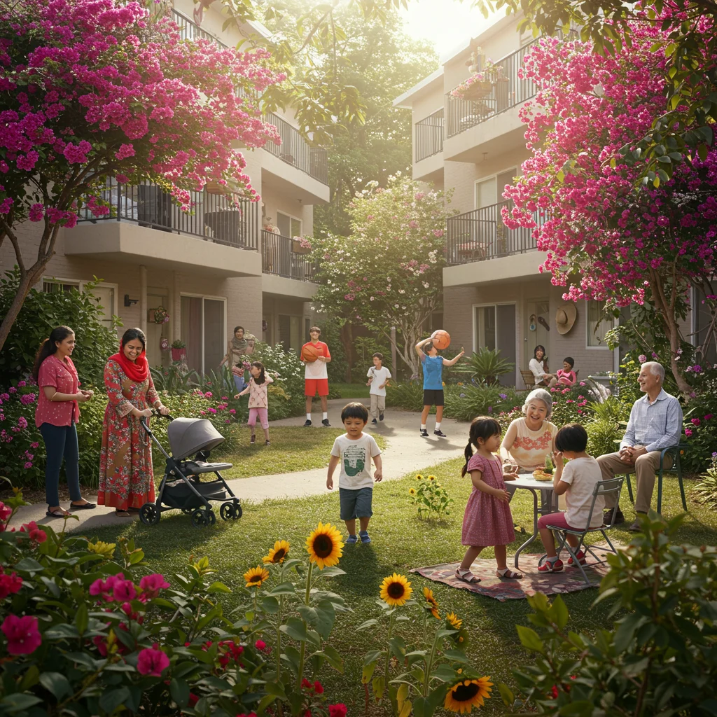 Community Living in Garden Apartments