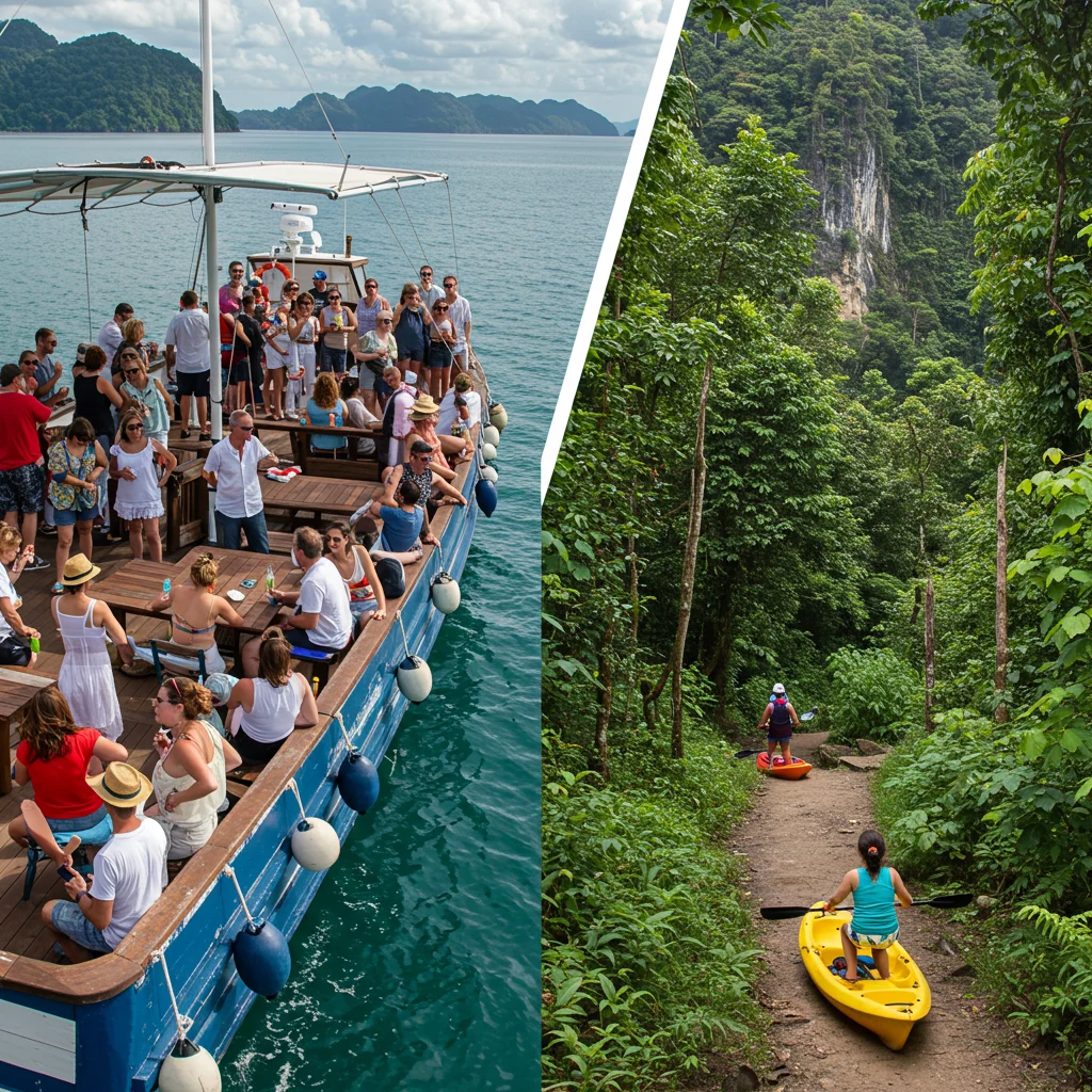 Comparing Big Boat Tours to Other Tour Options
