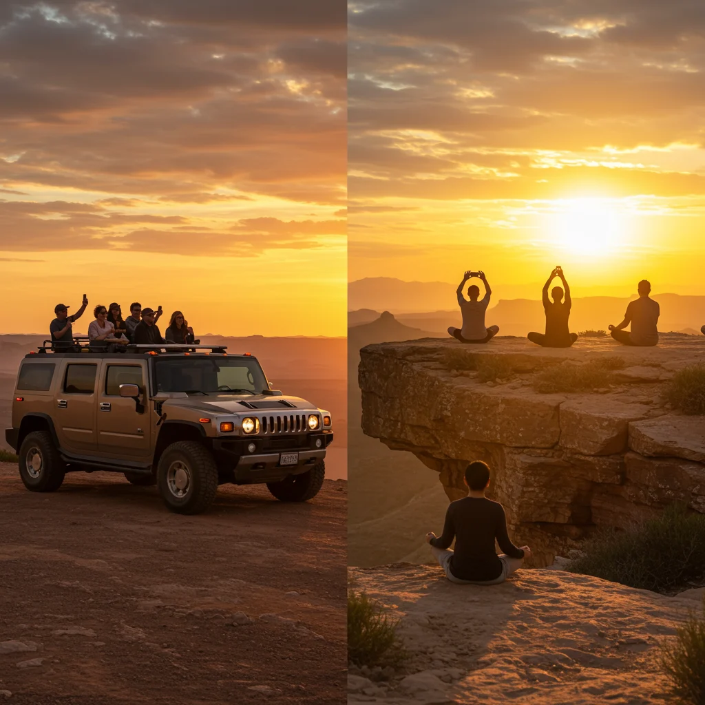 Comparing Hummer Tours to Other Grand Canyon Sunset Experiences