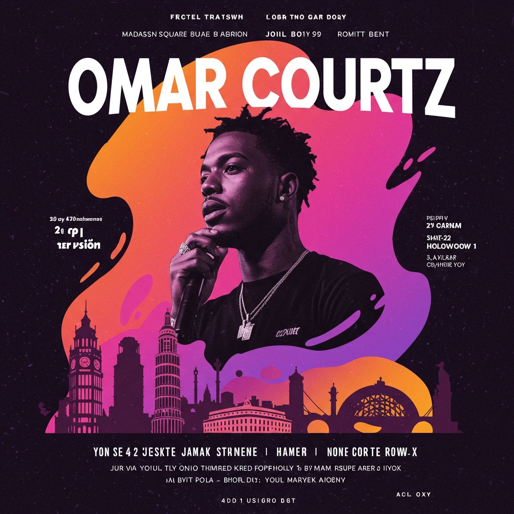 Complete List of Omar Courtz Tour Dates and Venues